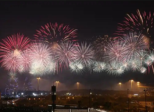 蒲江县焰火晚会